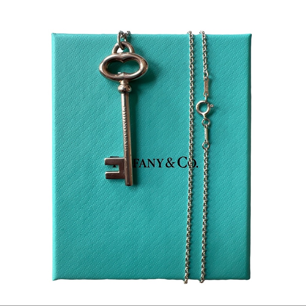 Authentic Tiffany Large Key Necklace